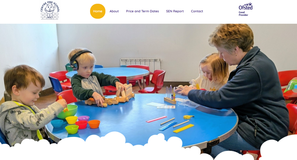 Wordpress development for Centre Pre-school